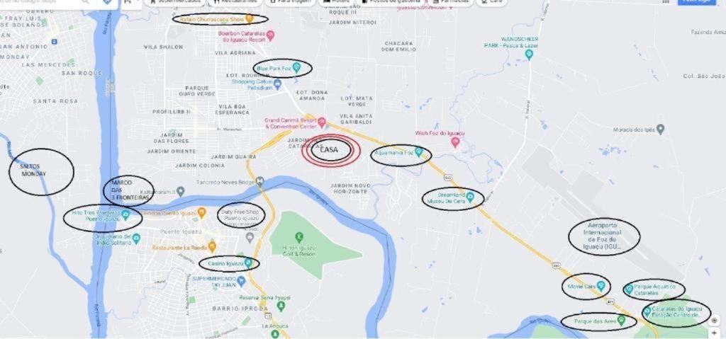 דירות פוז דו איגואסו Casa Proximo Argentina, Aeroporto , Cataratas, Shopping Catuai מראה חיצוני תמונה